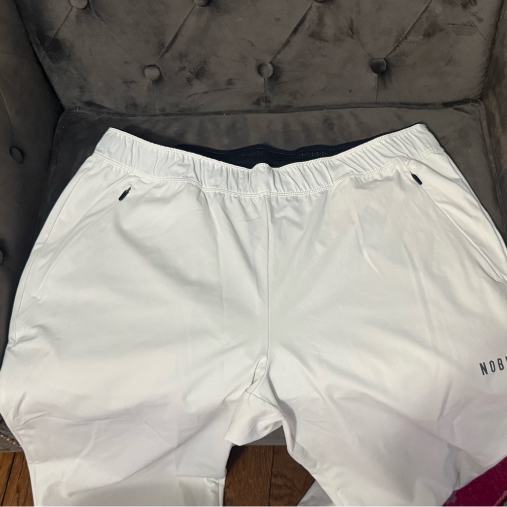 NOBULL Classic White Training Joggers pants